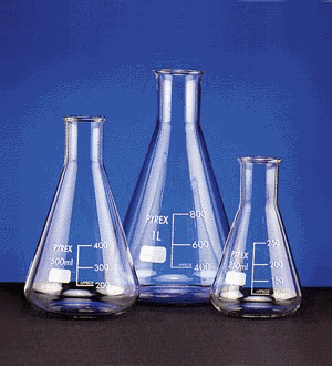 Pyrex® Erlenmeyer Flask, Narrow-neck / 삼각 플라스크/Flask(플라스크)